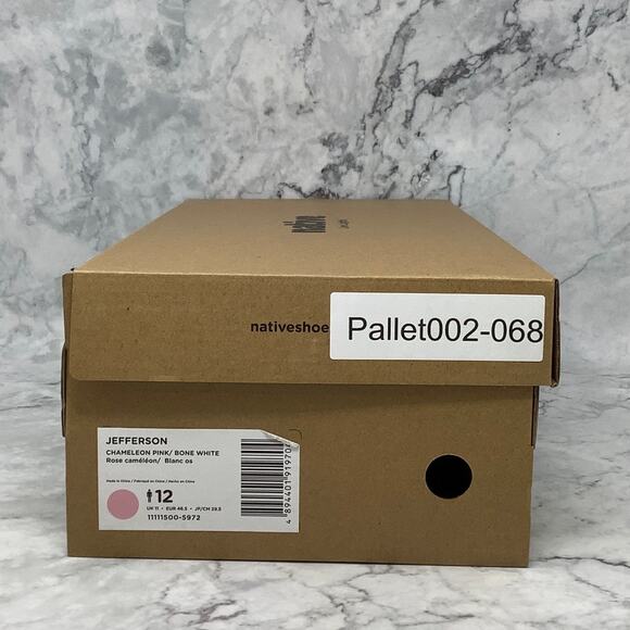 Native Shoes Mens 12 Chameleon Pink Jefferson Slip On Sneaker Perforated P2-68 - Picture 9 of 9